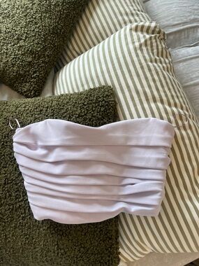 Zara purple corset top